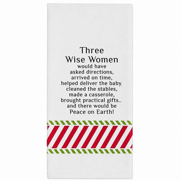 Wild Hare Bistro Towel "Three Wise Women..." Holiday Towel
