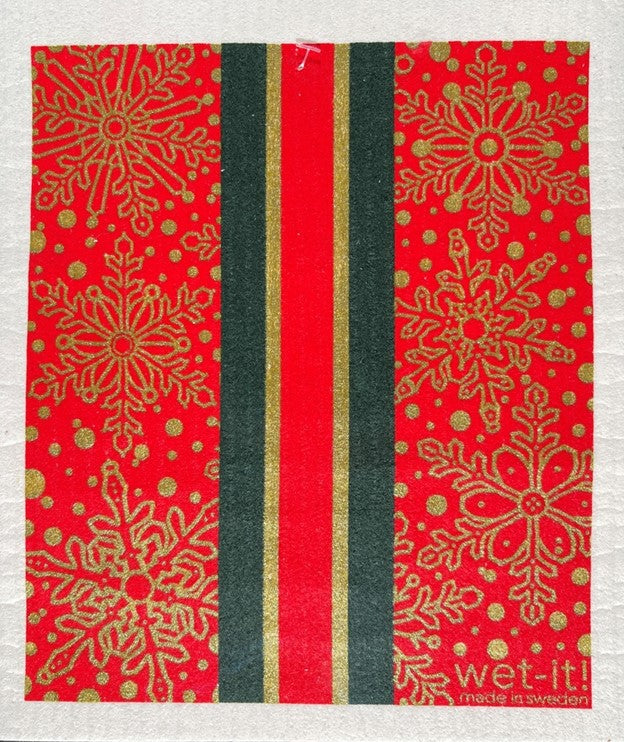 Gilded Flakes Swedish Wet-It Kitchen Cloth