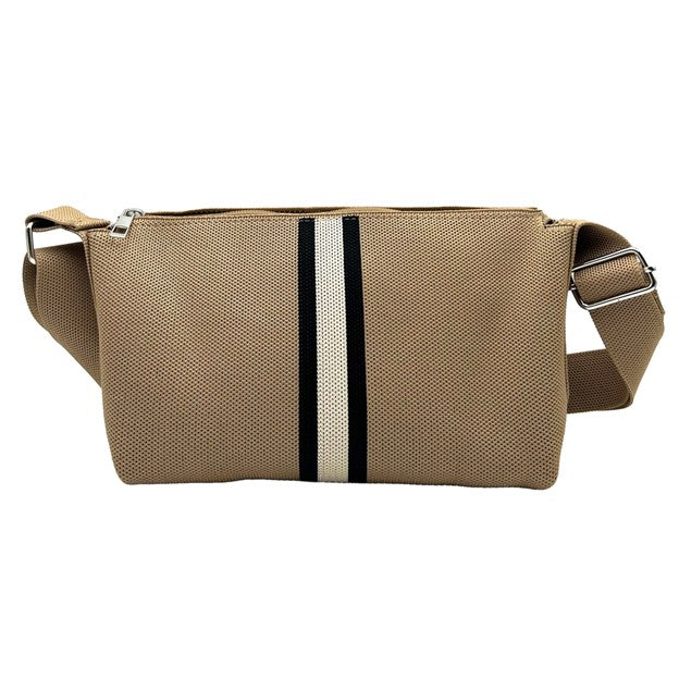 Calla Knit Crossbody Bag – Eco-Friendly Zipper Bag