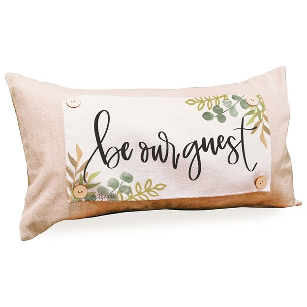 Be Our Guest Lumbar Pillow Swap