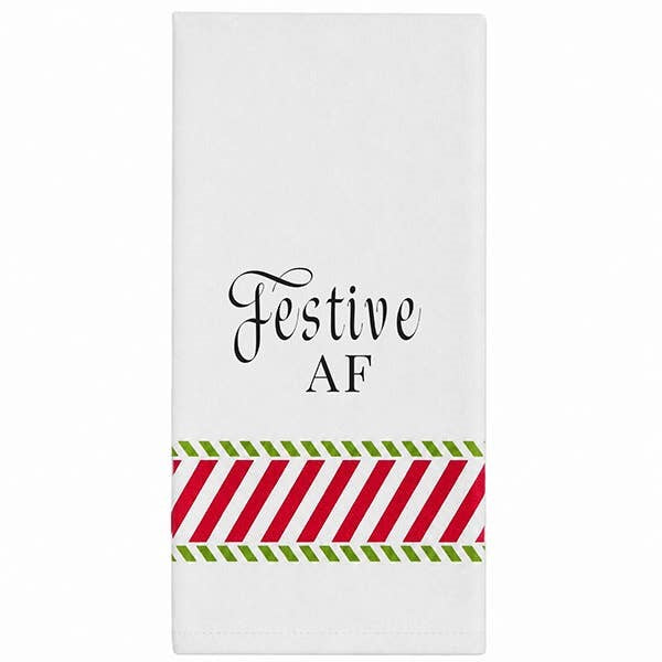 Wild Hare Bistro Towel "Festive Af" Holiday Towel