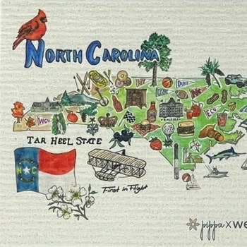 Wet It North Carolina Kitchen Cloth