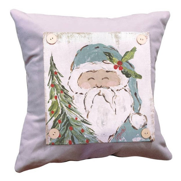 Santa Blue Pillow Swap
