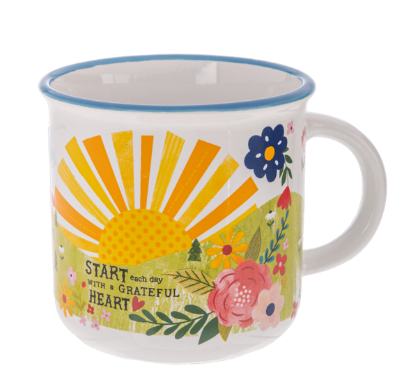 Grateful Stoneware Mug