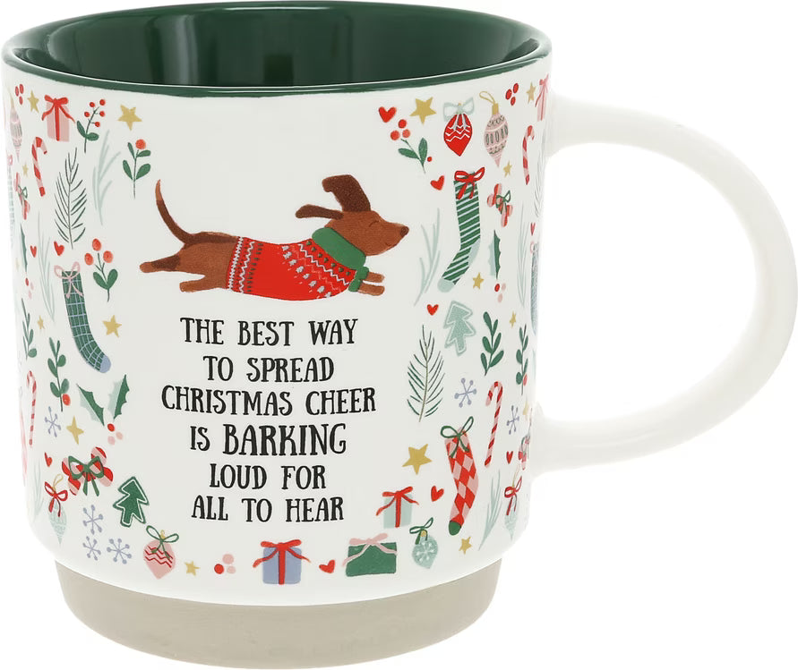 Pavilion Barking Christmas Cheer Coffee 18-oz Mug