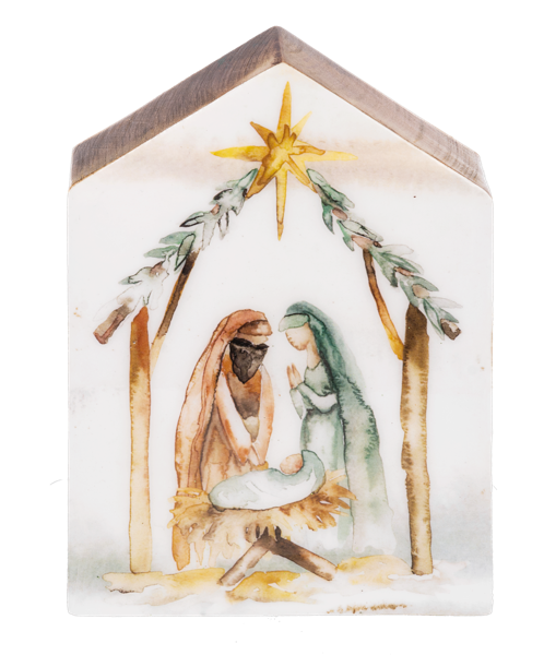 Wooden Nativity Blocks