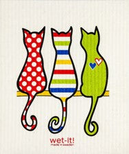 Cat Lover Wet-It Kitchen Cloth