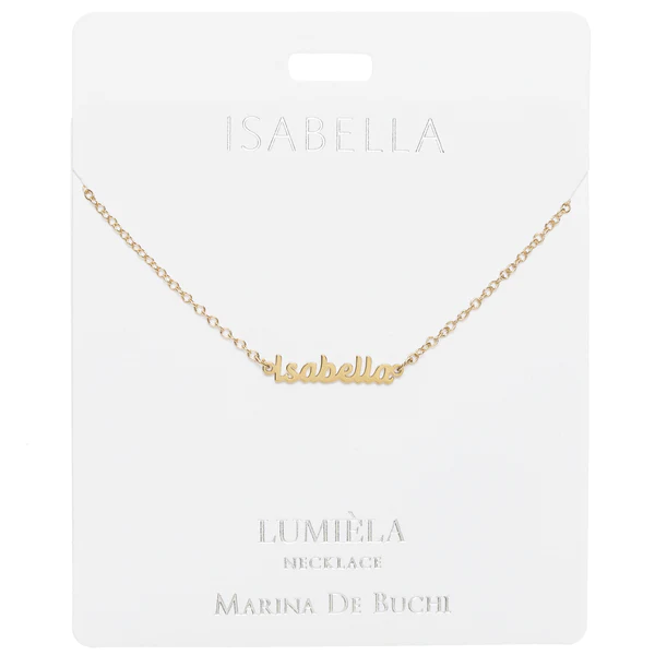 Marina de 2025 buchi name bracelet