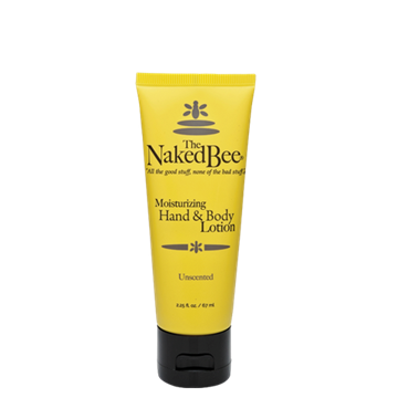 The Naked Bee Unscented Hand & Body Lotion 2.25 oz.