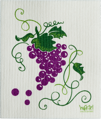 Grapevine Swedish Wet-It Kitchen Cloth