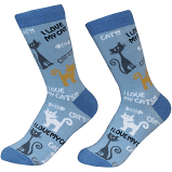 Sock Daddy I Love My Cat Socks
