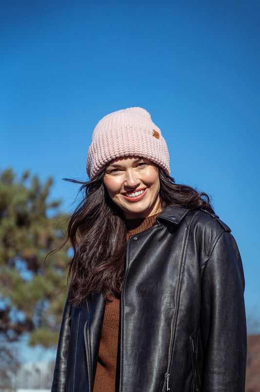 Britt's Knits Juneau Waffle Knit Beanie