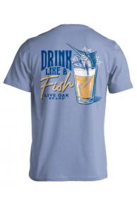 Live Oak Drink Fish Tee Shirt