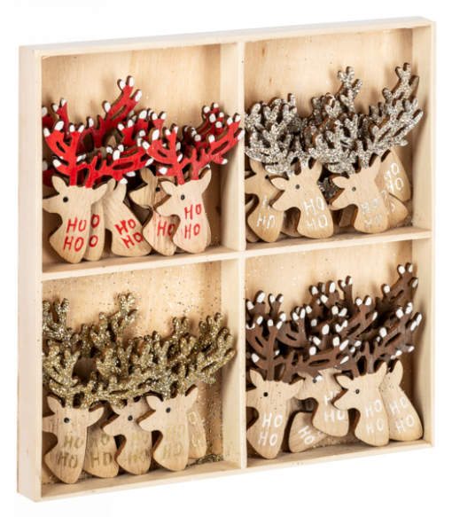 Reindeer Ornaments 48pc