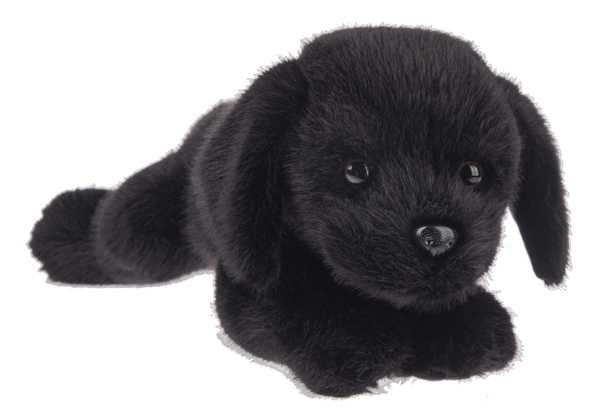 Plush Biscuit Black Dog