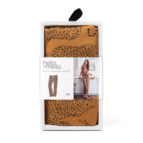 Hello Mello Feline Comfy Satin Pajama Lounge Pants