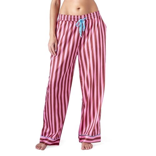 Hello Mello Mon Cheri Satin Pajama Lounge Pants