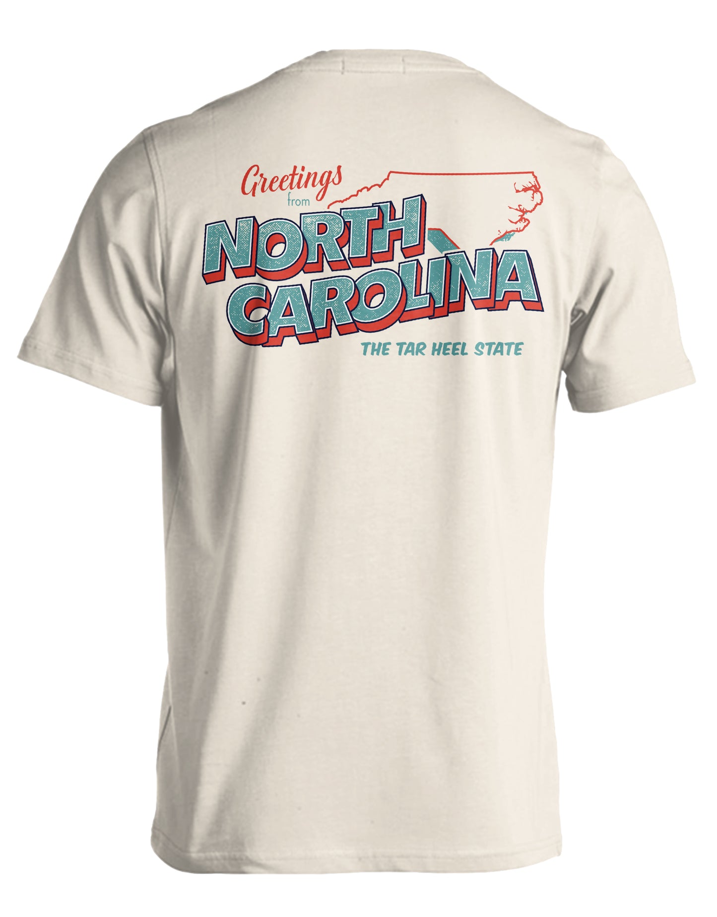 Greeting From North Carolina Live Oak Tee