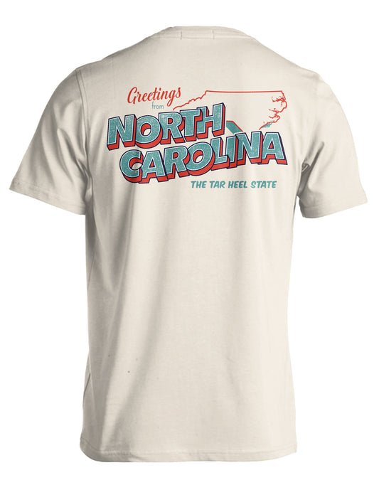 Greeting From North Carolina Live Oak Tee