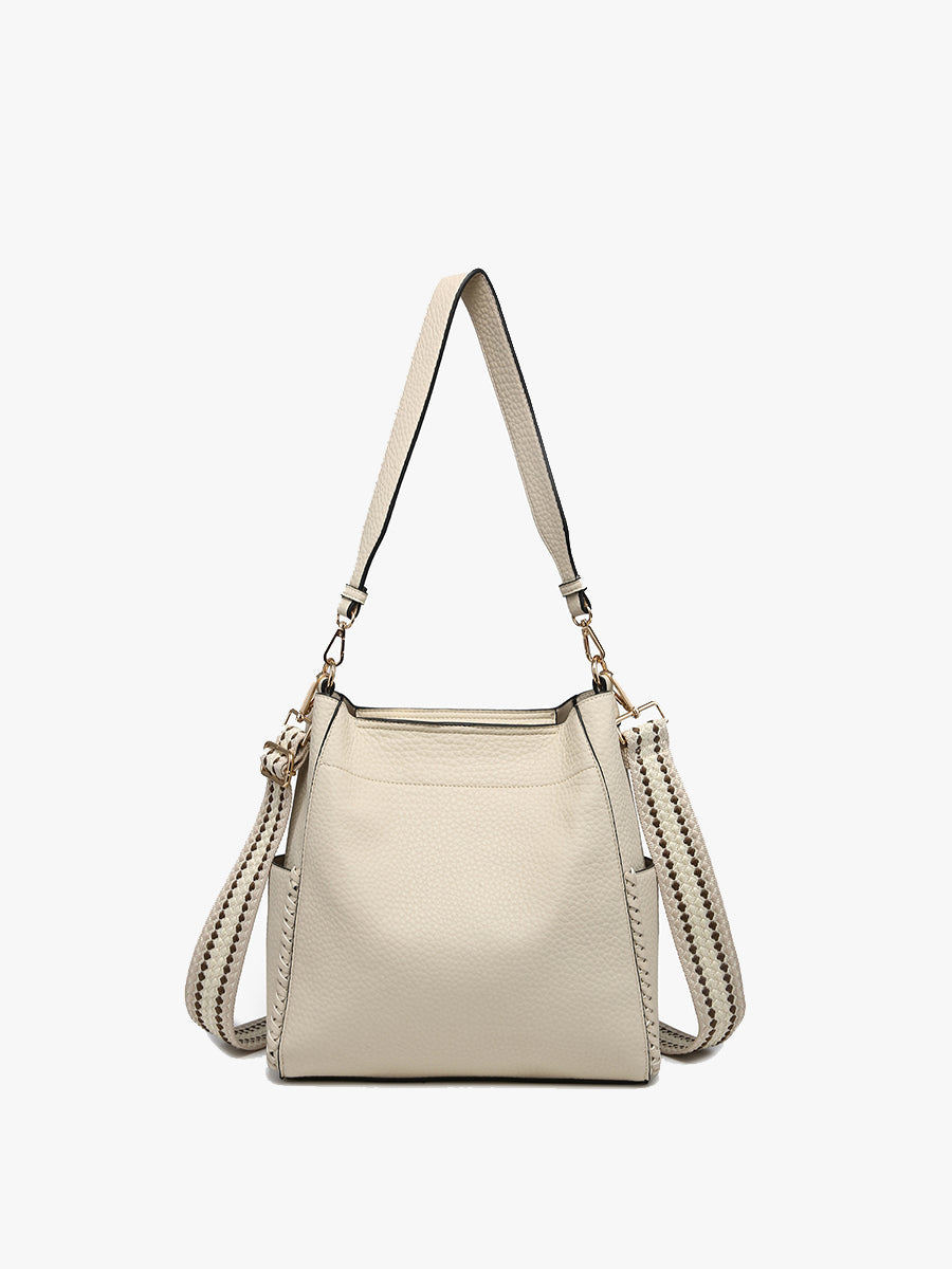 Jen & Co. Penny Bucket Bag with Guitar Strap