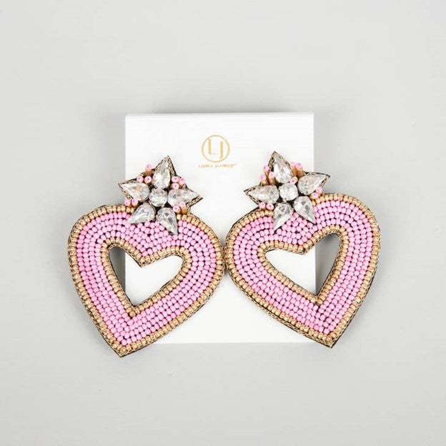 Laura Janelle Heart & Starburst Earrings