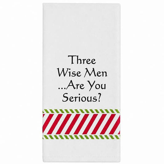 Wild Hare Bistro Towel "Three Wise Men..." Holiday Towel
