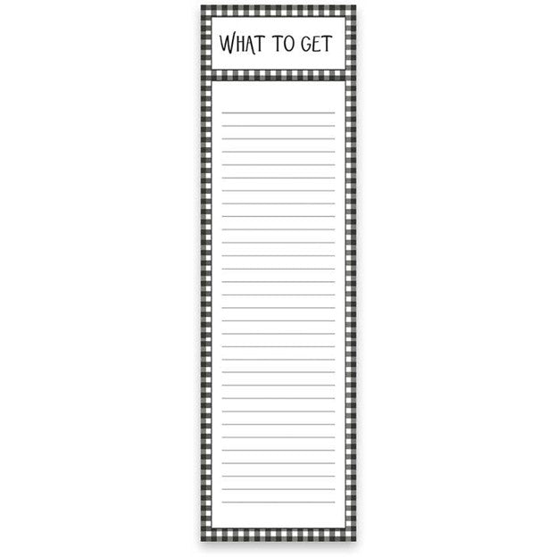 List Notepad - What To Get