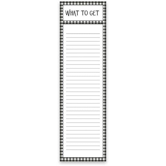 List Notepad - What To Get
