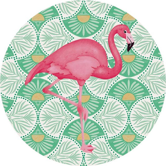 Car Coaster Flamingo