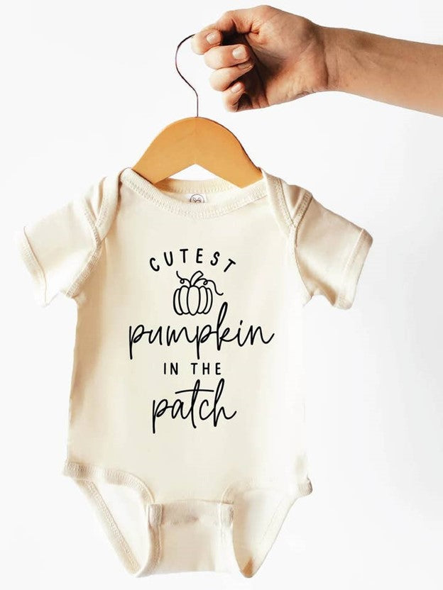 Cutest Pumpkin in the Patch Baby Bodysuit Onesie