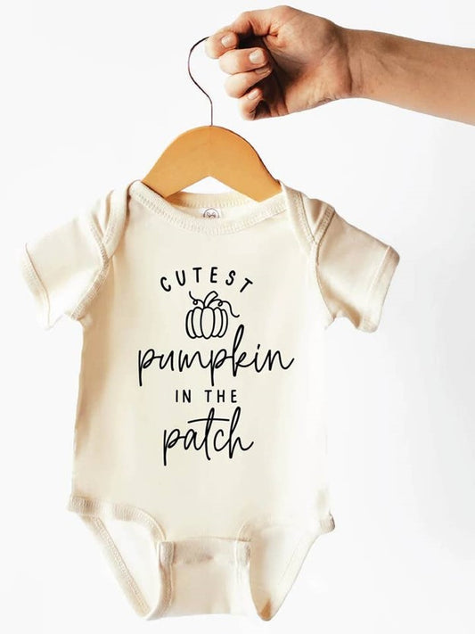 Cutest Pumpkin in the Patch Baby Bodysuit Onesie