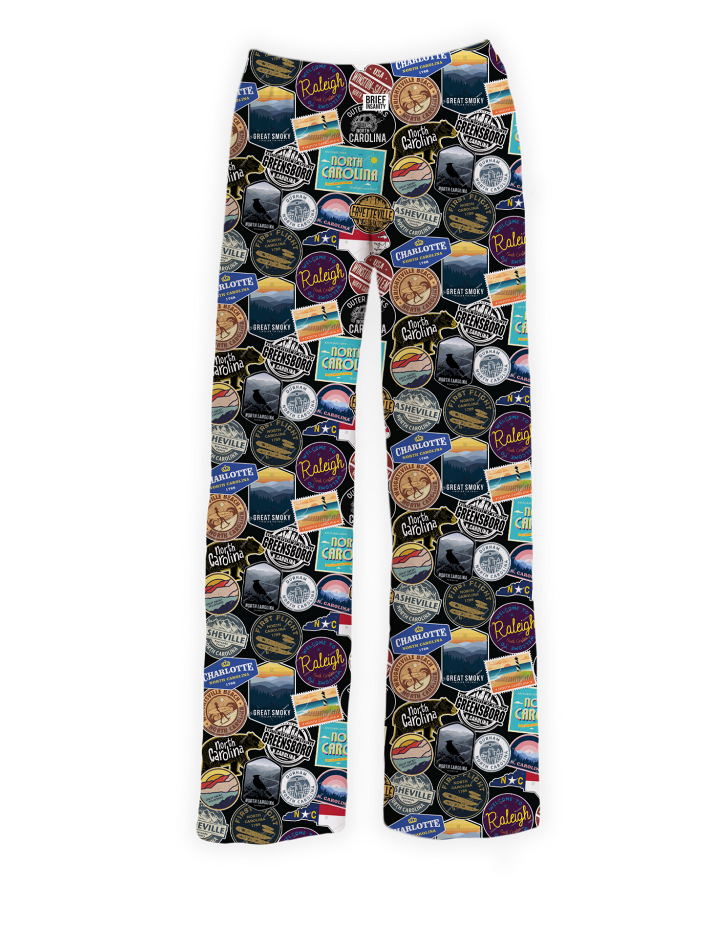 North Carolina Sticker Lounge Pants