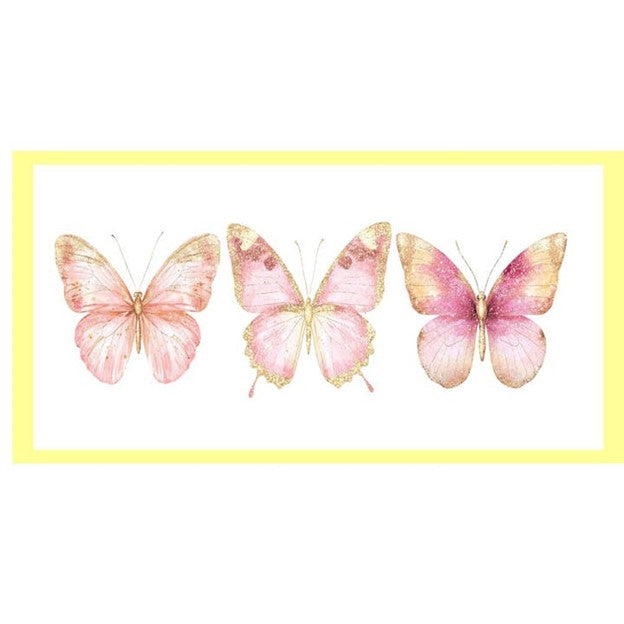 Golden Butterflies Lumbar Pillow Swap