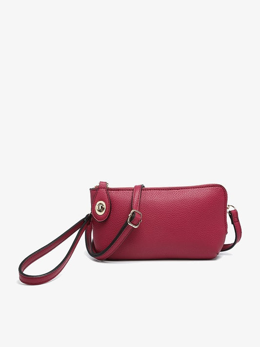 Jen & Co. Kendall Crossbody/Wristlet w/ Twist Lock Closure