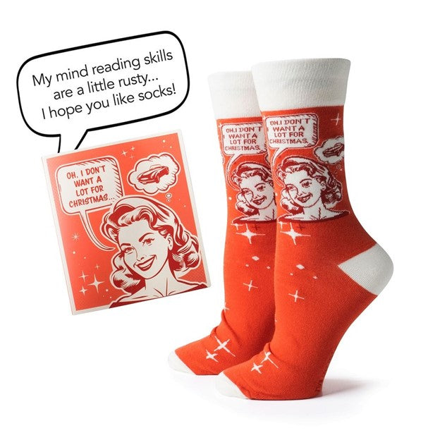 Two Left Feet Holiday Gift Card and Sock Set