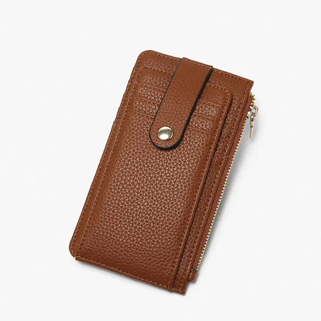 Mae Multi-Card RFID Protected Wallet w/ Strap Snap Closure