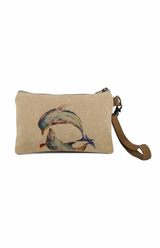 Cott N Curls Dolphin Wristlet