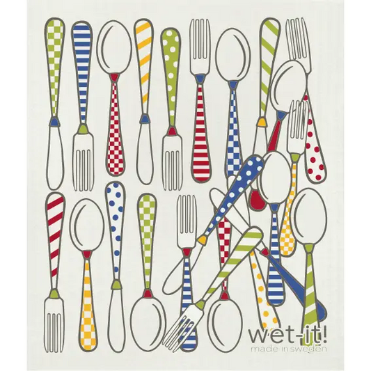 Wet It Cutlery Swedish Cloth