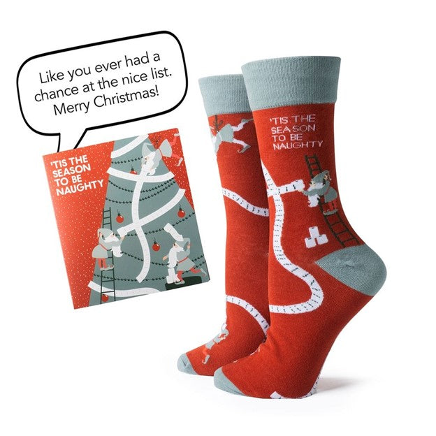 Two Left Feet Holiday Gift Card and Sock Set