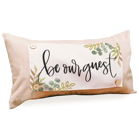 Be Our Guest Lumbar Pillow Swap