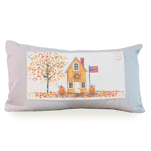 Fall "Estelle's Pumpkin House" Lumbar Pillow Swap