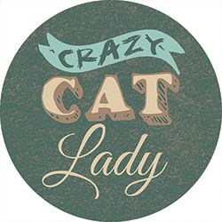 Car Coaster Crazy Cat Lady