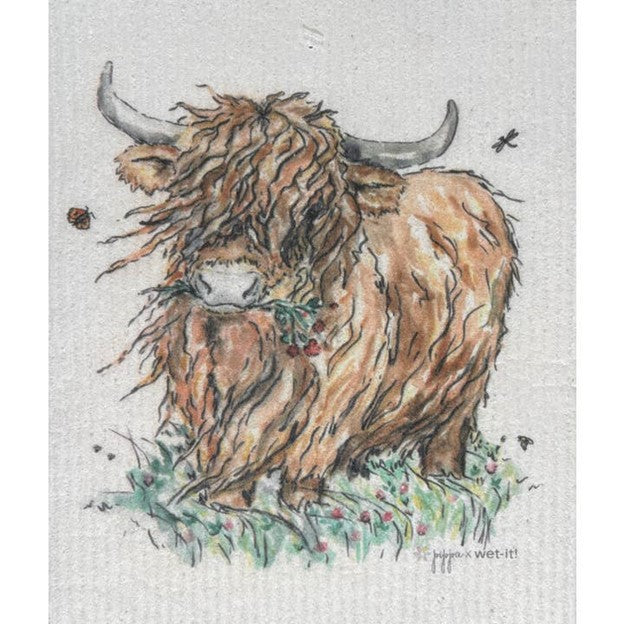 Wet It Country Cow Kitchen Cloth