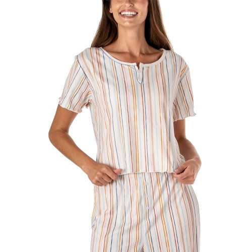 Hello Mello Ribbed Snooze Fest Lounge Top
