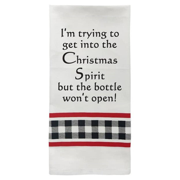 Wild Hare Bistro Towel I'm Trying To Get Into the Christmas…Christmas Towel