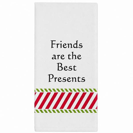 Wild Hare Bistro Towel "Friends Are the Best..." Holiday Towel