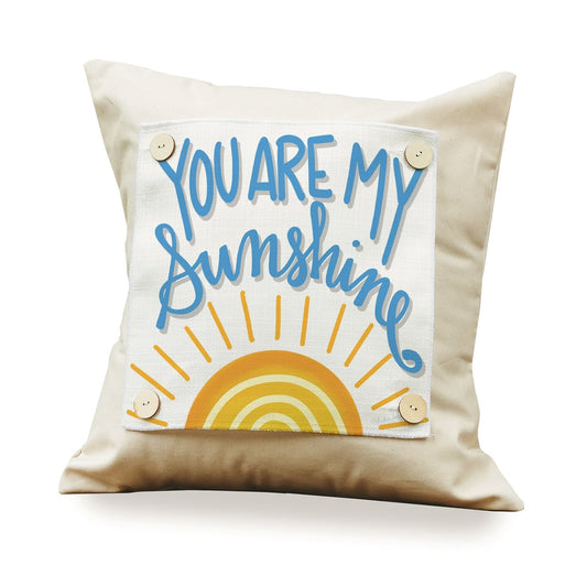 You Are My Sunshine Square Pillow Swap