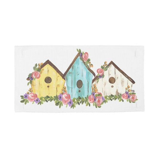 Spring "Birdhouse Trio" Lumbar Pillow Swap