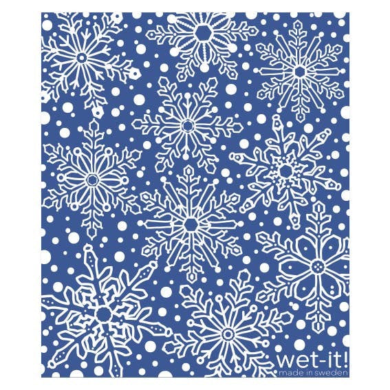 Winter Day Blue Wet-It Kitchen Cloth