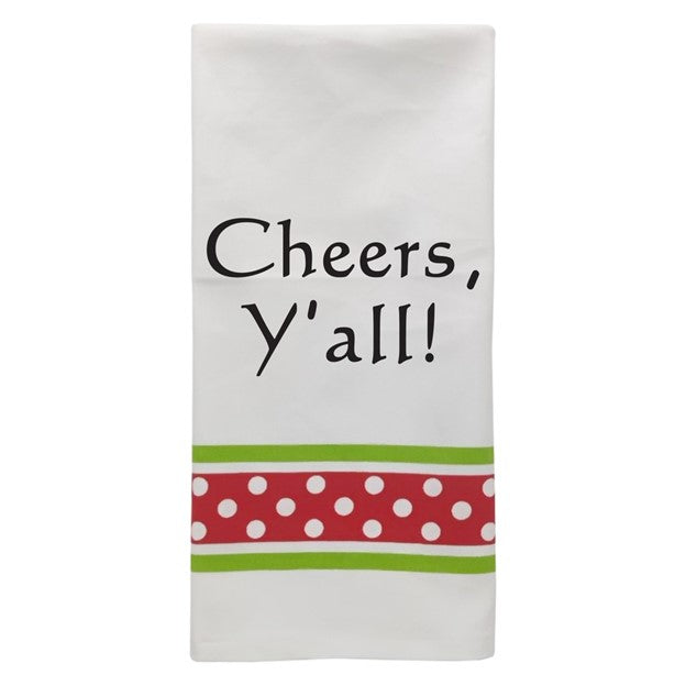 Wild Hare Bistro Towel Cheers Y'all